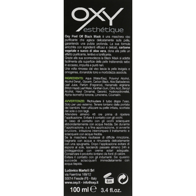 Очищающая маска для лица Oxy Peel Off Black Mask