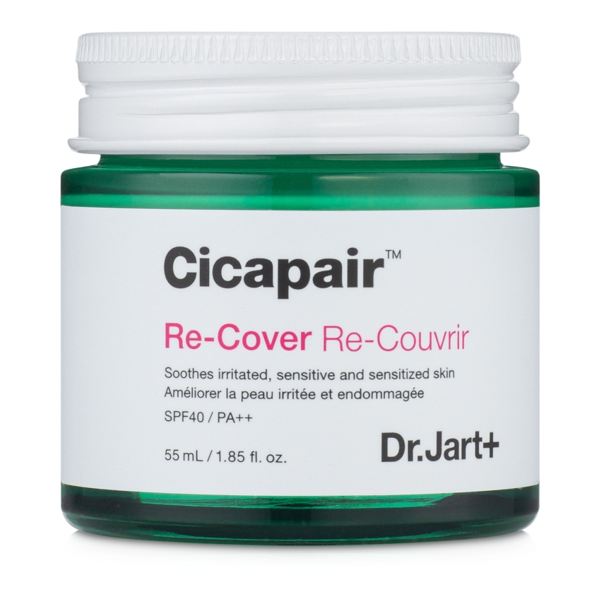 Восстановительный СС-крем-антистресс Dr.Jart+ Cicapair Derma Green Solution Re-Cover SPF40 PA++