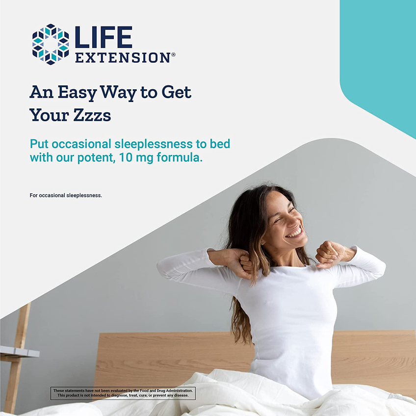 Мелатонін / Melatonin, Life Extension, 10 мг, 60 капсул