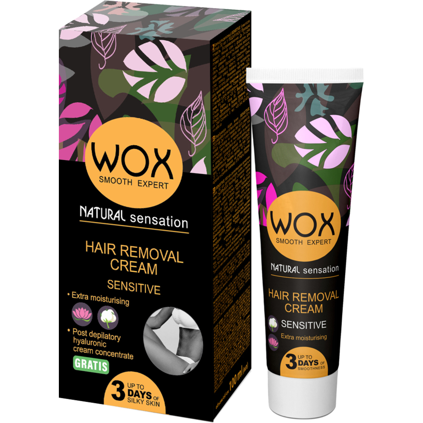 Крем для депиляции «Чувствительный» WOX Smooth Expert Hair Removal Cream Sensitive