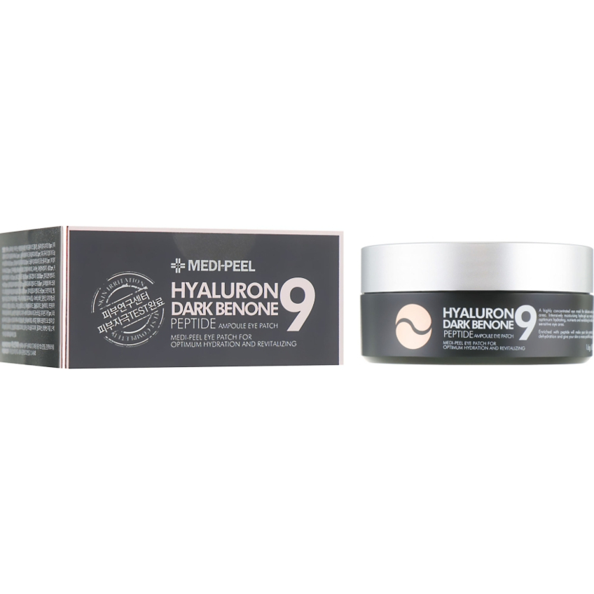 Гидрогелевые патчи от темных кругов с пептидами Medi-Peel Hyaluron Dark Benone Peptide 9 Ampoule Eye Patch