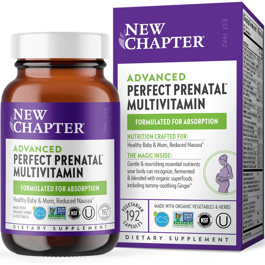 Мультивитаминный комплекс для беременных / Perfect Prenatal, New Chapter, 192 таблеток