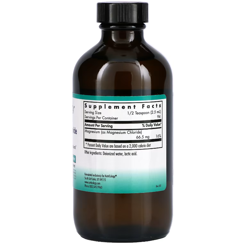Жидкий хлорид магния / Magnesium Chloride Liquid, Nutricology, 236 мл