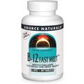 Вітамін B12 метилкобаламін / B-12 Fast Melt, Source Naturals, 5 мг, 60 таблеток