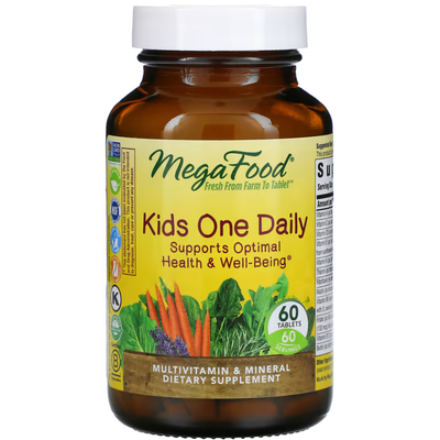 Витамины для детей / Kids One Daily, MegaFood, 60 таблеток
