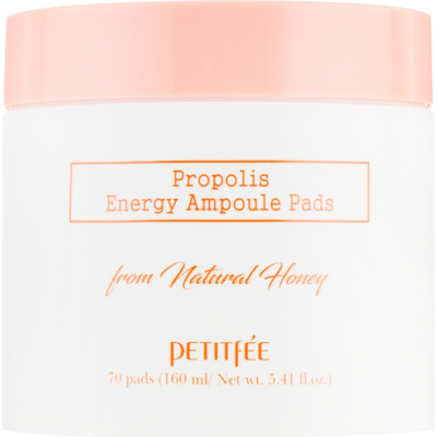 Питательные пэды с медовым комплексом Petitfee Propolis Energy Ampoule Pads