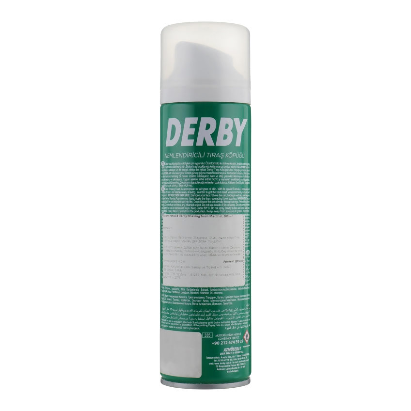 Пена для бритья Derby Shaving Foam Menthol