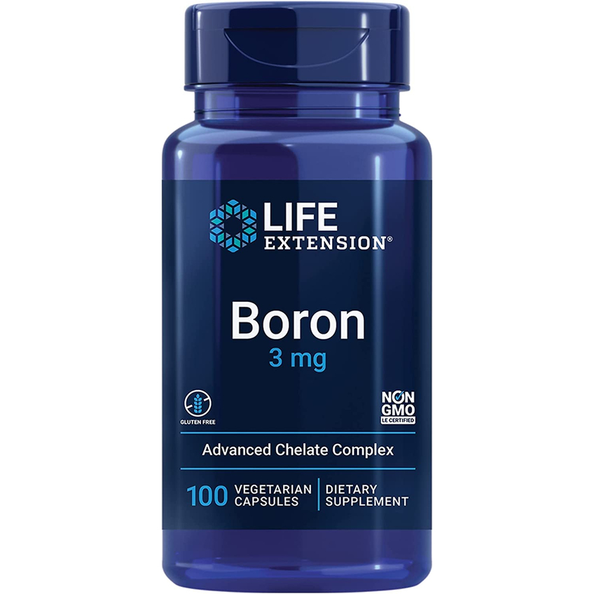 Бор / Boron, Life Extension, 3 мг, 100 капсул