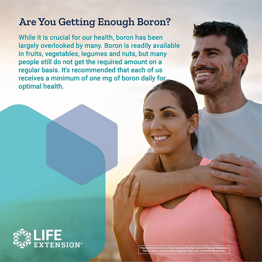 Бор / Boron, Life Extension, 3 мг, 100 капсул