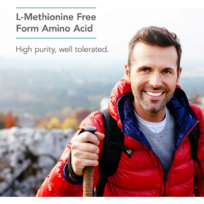 L-метіонін / L-methionine, Nutricology, 500 мг, 100 капсул