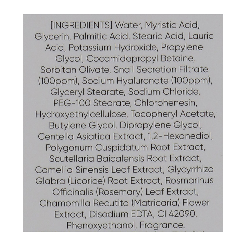 Пенка для умывания с муцином улитки и гиалуроном Jkosmec All Bright Basic Snail And Hyaluron Foam Cleanser
