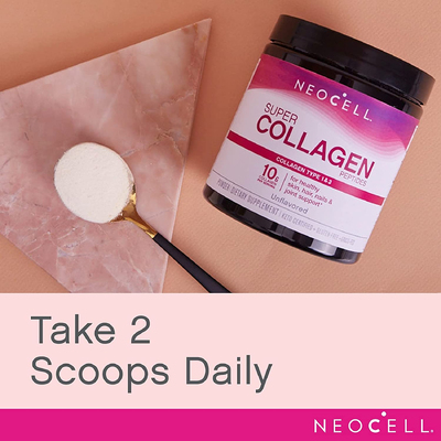 Пептиды супер коллагена без вкусовых добавок / Super Collagen Peptides, Neocell, 200 г