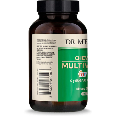 Жевательные мультивитамины для детей / Chewable Multivitamin for Kids, Dr. Mercola, 60 капсул