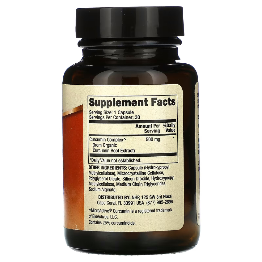 Куркумин с улучшенной рецептурой / Curcumin Advanced, Dr. Mercola, 500 мг, 30 капсул