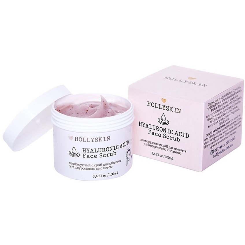 Скраб для лица с гиалуроновой кислотой Hyaluronic Acid Face Scrub