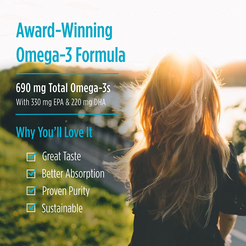 Омега-3 зі смаком лимона / Omega-3 Lemon, Nordic Naturals, 180 гелевих капсул