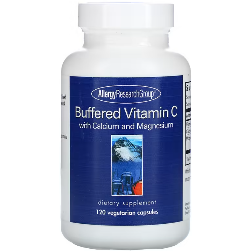 Буферизированный витамин С с кальцием и магнием / Buffered Vitamin C, Allergy Research Group, 500 мг, 120 капсул