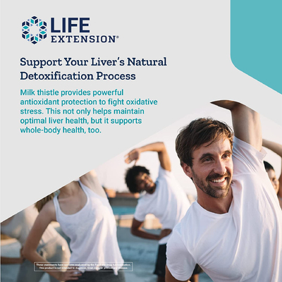 Улучшенная формула расторопши / European Milk Thistle, Life Extension, 60 гелевых капсул