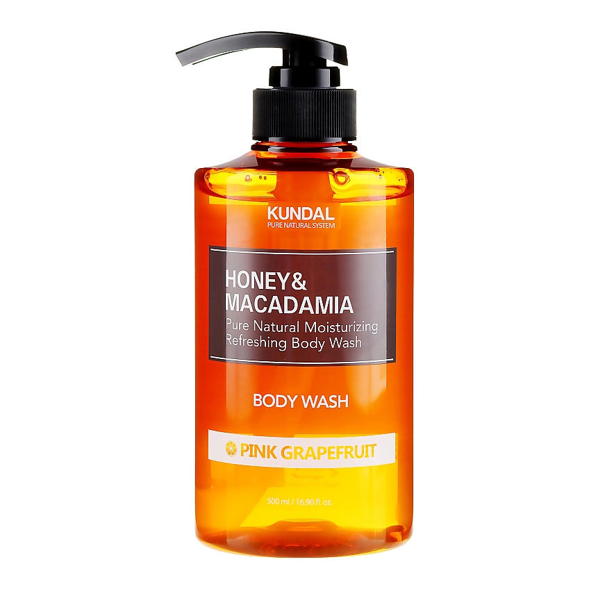 Гель для душа «Розовый грейпфрут» Kundal Honey & Macadamia Body Wash Pink Grapefruit