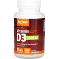Вітамін D3 холекальциферол / Vitamin D3 Cholecalciferol, Jarrow Formulas, 25 мкг, 200 гелевих капсул