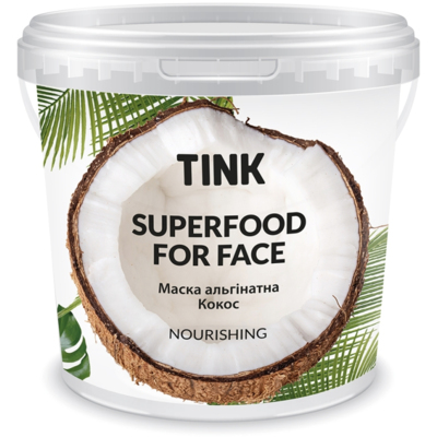 Маска альгинатная питательная «Кокос» Tink SuperFood Face Nourishing Alginate Mask