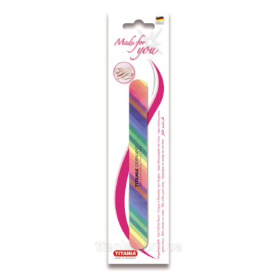 Пилочка для ногтей Titania Rainbow Nail File