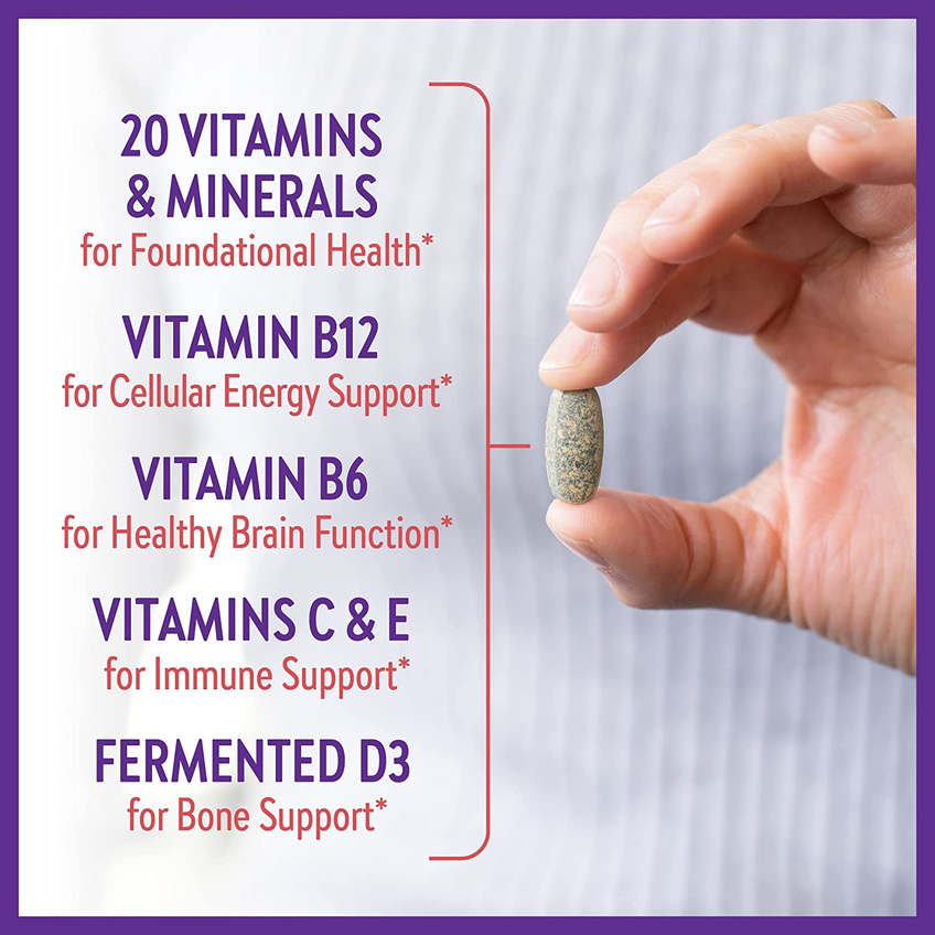 Мультивітаміни для жінок віком від 55+ (один раз в день) / One Daily Every Woman's Multivitamin 55+, New Chapter, 96 таблетки