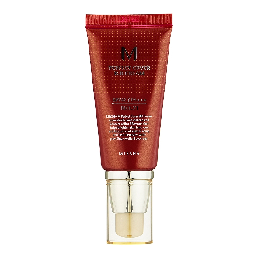 ВВ-крем Missha M Perfect Cover SPF42/Pa +++ №21 Light Beige