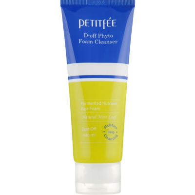 Фито-пенка для глубокого очищения Petitfee D-off Phyto Foam Cleanser