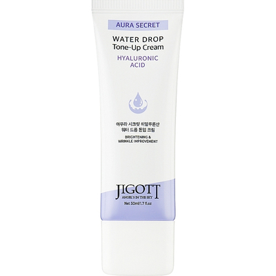 Увлажняющий крем для лица с гиалуроновой кислотой Jigott Aura Secret Hyaluronic Acid Water Drop Tone Up Cream