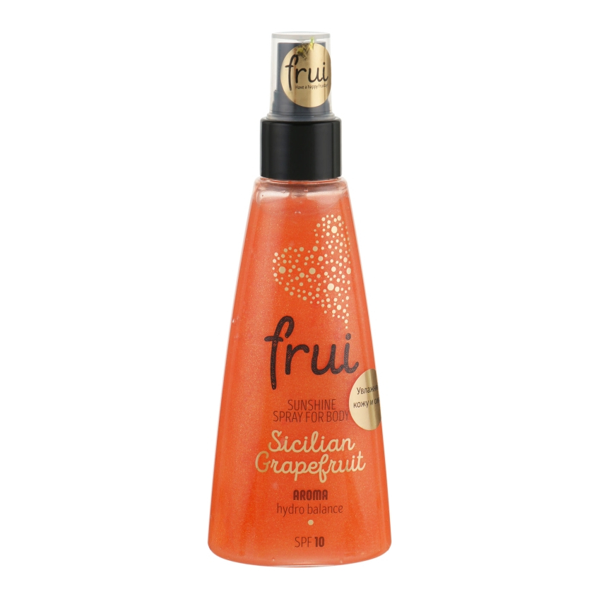 Сяючий арома-спрей зі зволоженням «Сицилійський грейпфрут» Frui Sunshine Spray For Body Sicilian Grapefruit