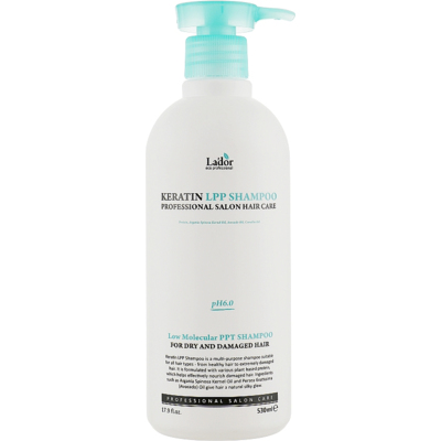 Кератиновый безсульфатный шампунь La'dor Keratin LPP Shampoo
