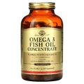 Концентрат риб'ячого жиру з Омега-3 / Omega-3 Fish Oil Concentrate, Solgar, 240 гелевих капсул