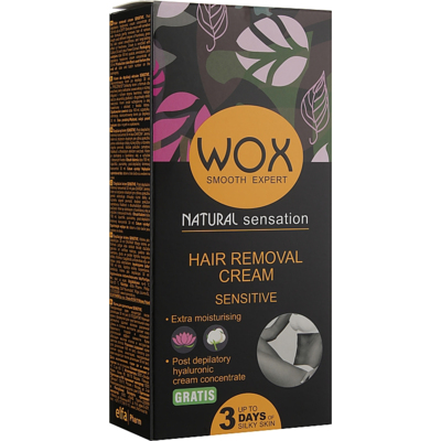 Крем для депиляции «Чувствительный» WOX Smooth Expert Hair Removal Cream Sensitive