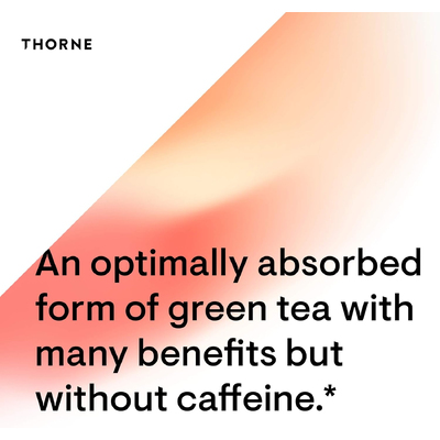Фитосомы зеленого чая / Green Tea Phytosome, Thorne Research, 250 мг, 60 капсул