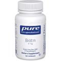 Биотин / Biotin, Pure Encapsulations, 8 мг, 120 капсул