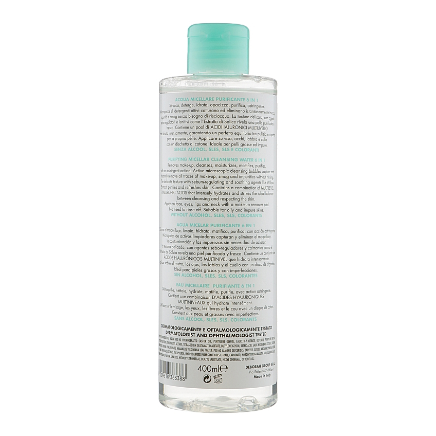 Мицеллярная вода Deborah Dermolab Purifying Cleansing Water