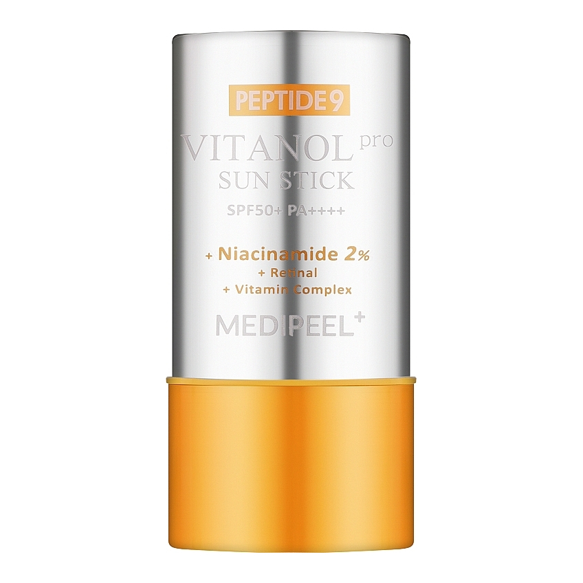 Солнцезащитный стик с пептидами и витаминным комплексом Medipee Peptide 9 Vitanol Sun Stick Pro SPF 50+