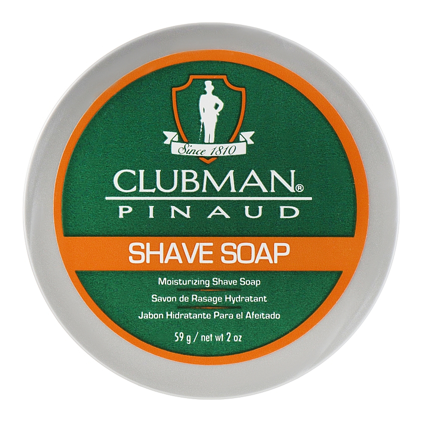 Натуральное мыло для бритья Clubman Pinaud Shave Soap