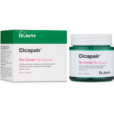 Восстановительный СС-крем-антистресс Dr.Jart+ Cicapair Derma Green Solution Re-Cover SPF40 PA++