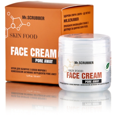 Крем для лица с маслом моркови Mr.Scrubber Skin Food Pore Away Face Cream