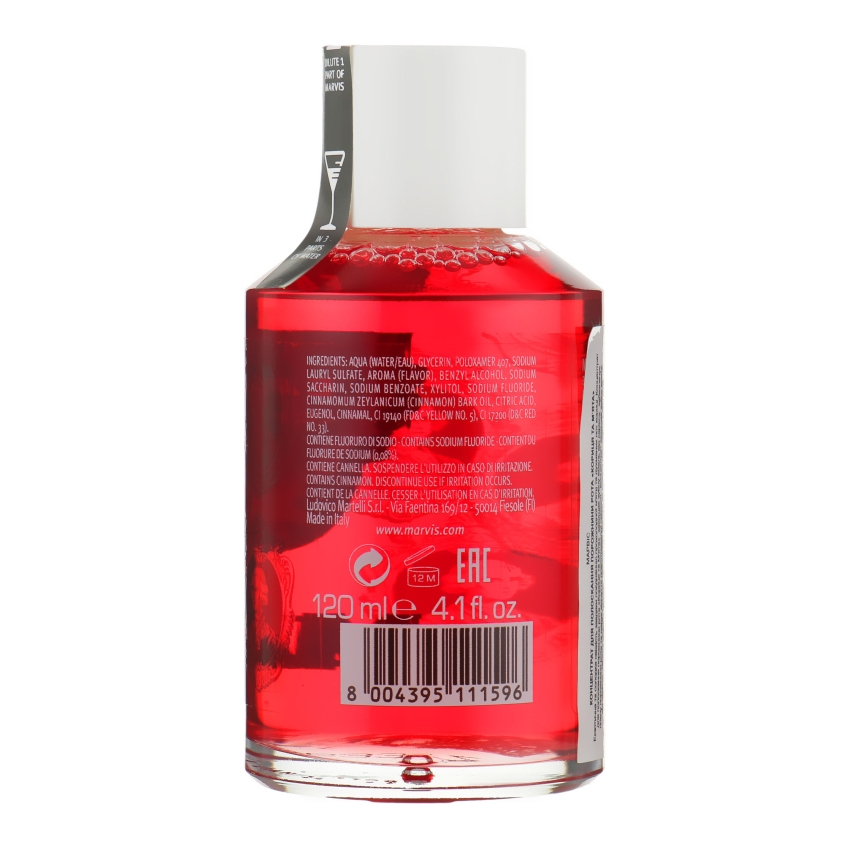 Ополаскиватель-концентрат для полости рта «Корица и мята» Marvis Cinnamon Mint Concentrated Mouthwash