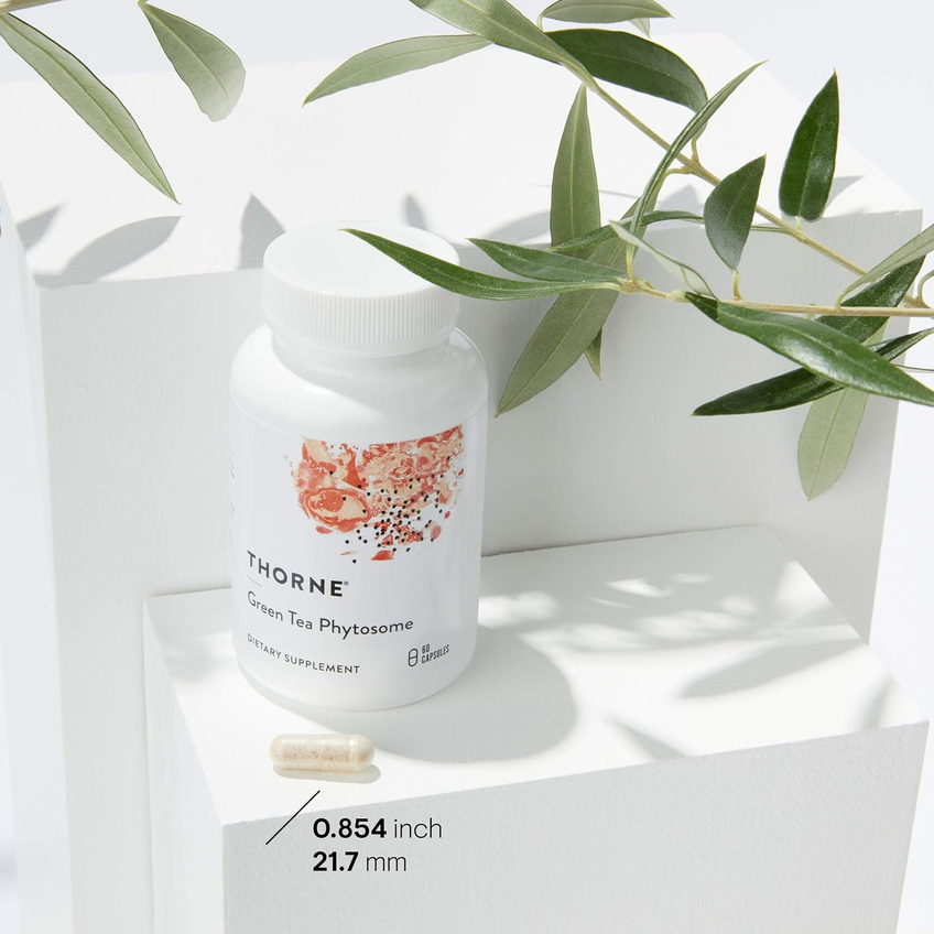 Фитосомы зеленого чая / Green Tea Phytosome, Thorne Research, 250 мг, 60 капсул