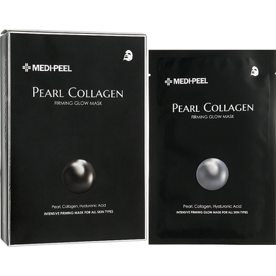 Маска тканевая омолаживающая с коллагеном и жемчугом Medi-Peel Pearl Collagen Firming Glow Mask