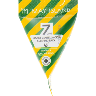 Успокаивающая ночная маска с центеллой May Island Seven Days Secret Centella Cica Sleeping Pack