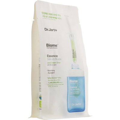 Увлажняющая эссенция и успокаивающий бустер для лица Dr.Jart+ Vital Hydra Solution Biome Essence + Green Shot