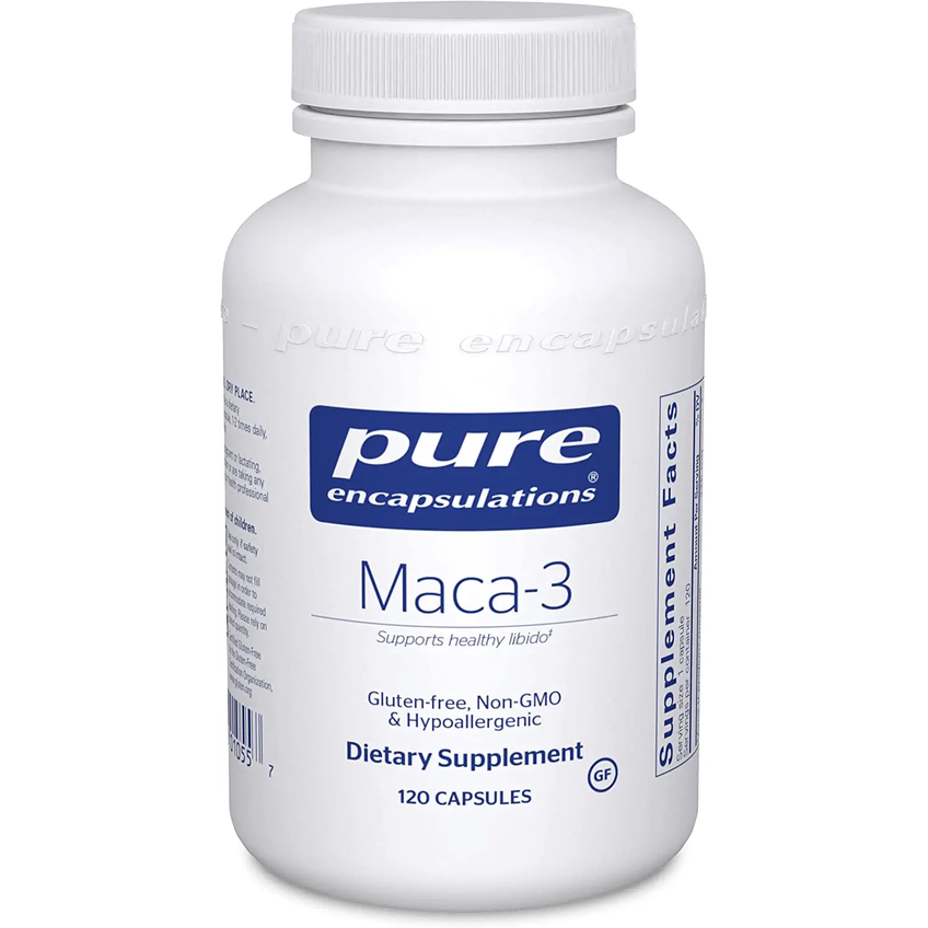 Мака-3 / Maca-3, Pure Encapsulations, 120 капсул