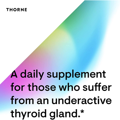 Йод и тирозин / Iodine & Tyrosine, Thorne Research, 60 капсул