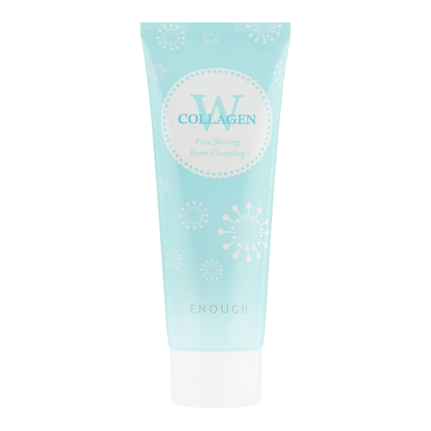 Очистительная пенка с морским коллагеном Enough W Collagen Pure Shining Foam Cleansing