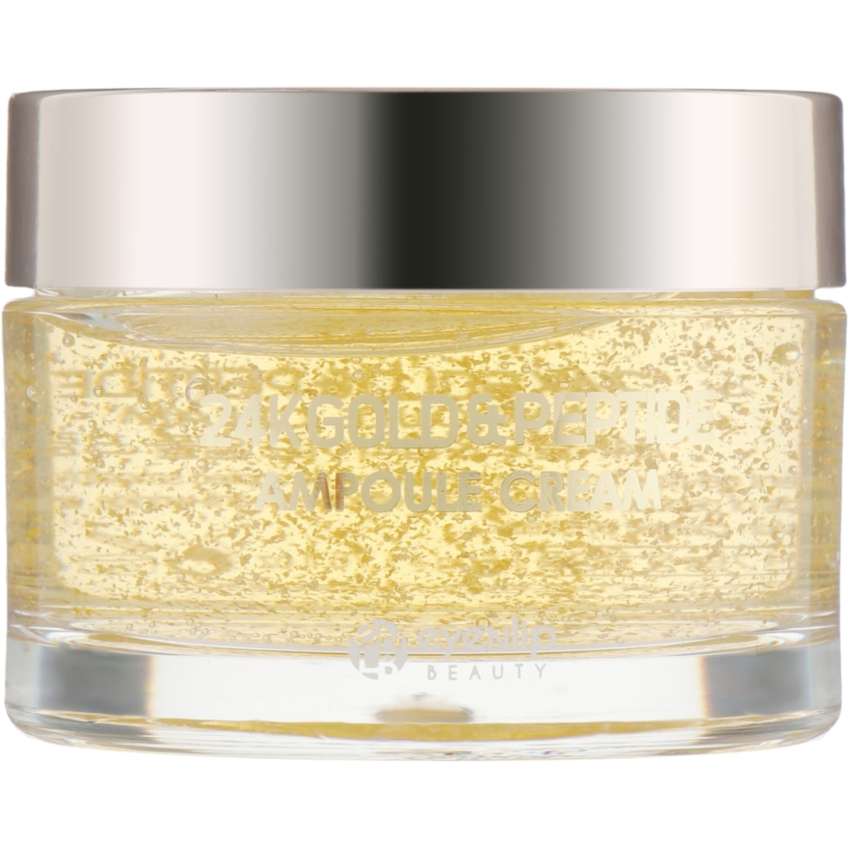 Антивозрастной крем для лица с золотом и пептидами Eyenlip 24K Gold & Peptide Ampoule Cream